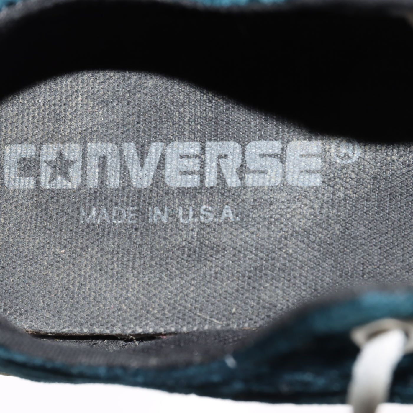 Converse All Star Alte Verde di Velluto Eur 36 Unisex Made in USA RARISSIME