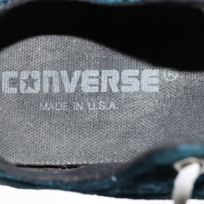 Converse All Star Alte Verde di Velluto Eur 36 Unisex Made in USA RARISSIME