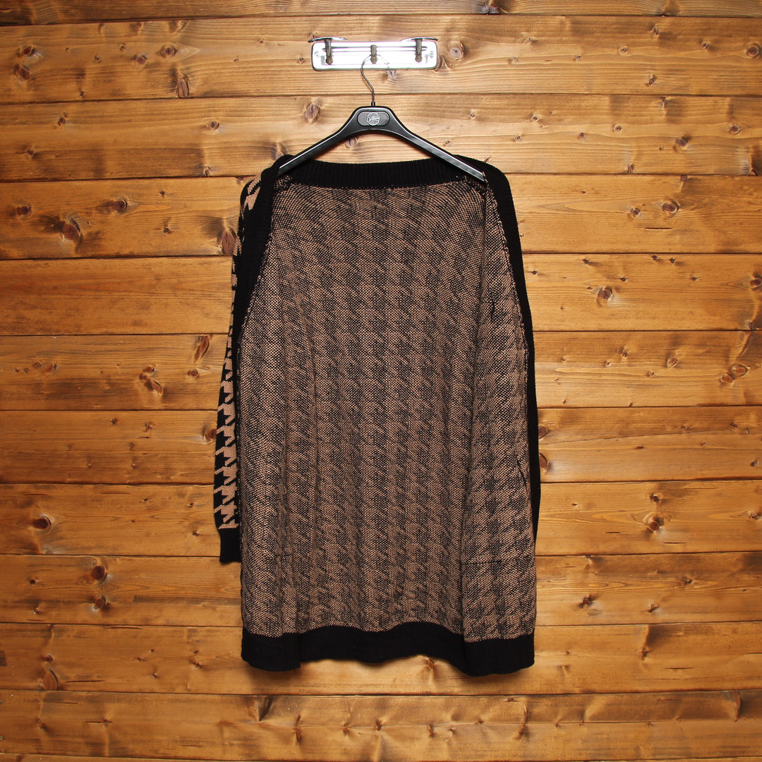 Cardigan Beige e Nero Donna Deadstock w/Tags