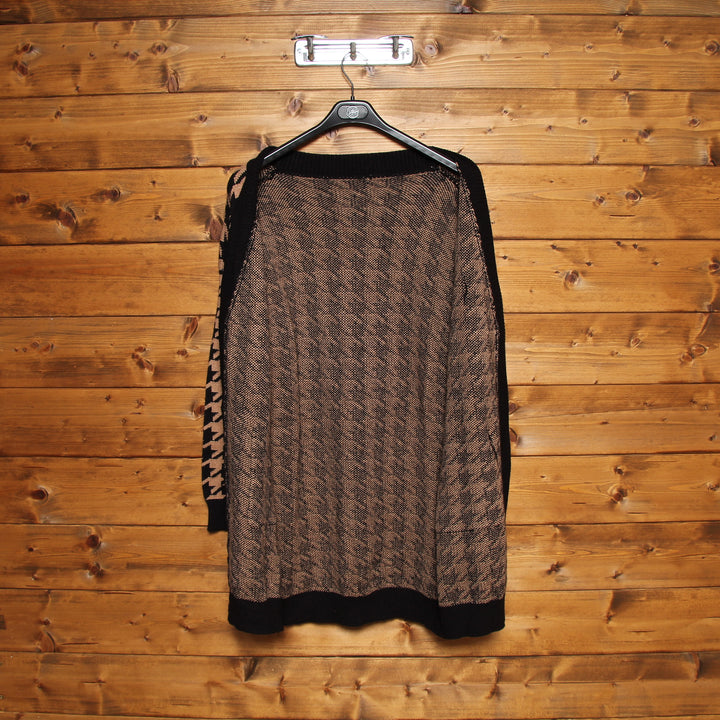 Cardigan Beige e Nero Donna Deadstock w/Tags