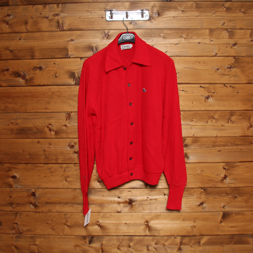 Zod Lacoste Cardigan Rosso Taglia L Uomo