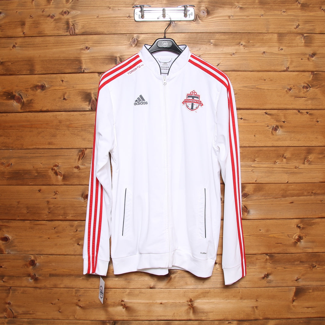 Adidas FC Toronto Track Top Bianco e Rosso Taglia L Uomo