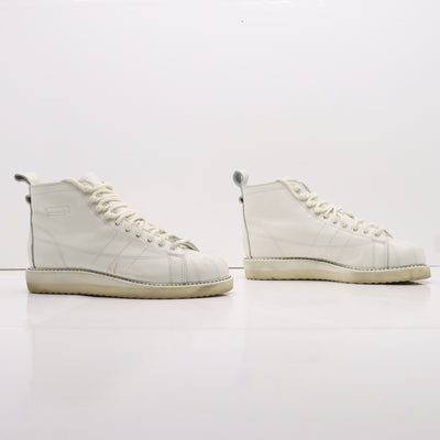 Adidas Superstar Boot Alte Bianco Eur 38 Donna