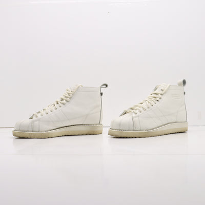 Adidas Superstar Boot Alte Bianco Eur 38 Donna