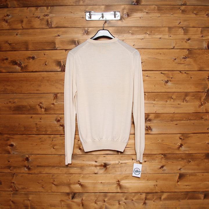 Vintage Studio Vip Maglione Crema Taglia S Uomo