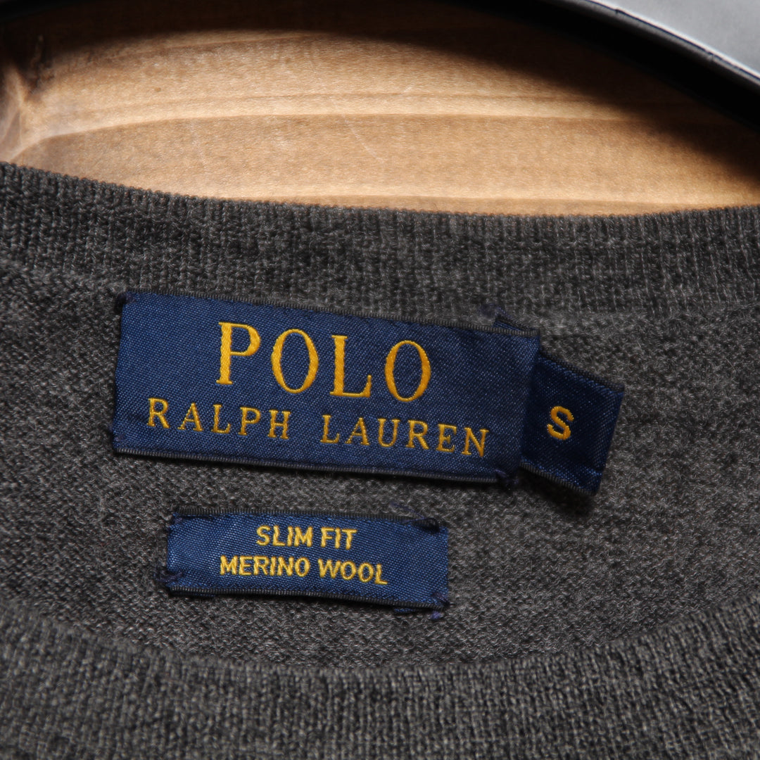 Polo Ralph Lauren Maglione Slim Fit Grigio Taglia S Uomo