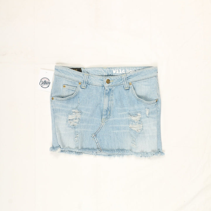 Lee Minigonna di Jeans Denim Vintage Donna