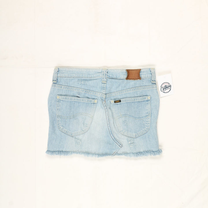 Lee Minigonna di Jeans Denim Vintage Donna