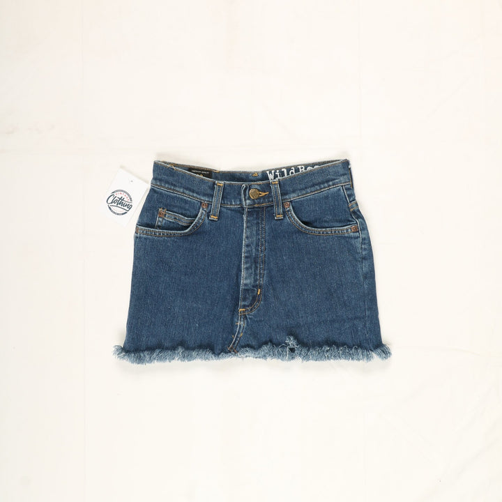Lee Minigonna di Jeans Denim Taglia W28 Vintage Donna