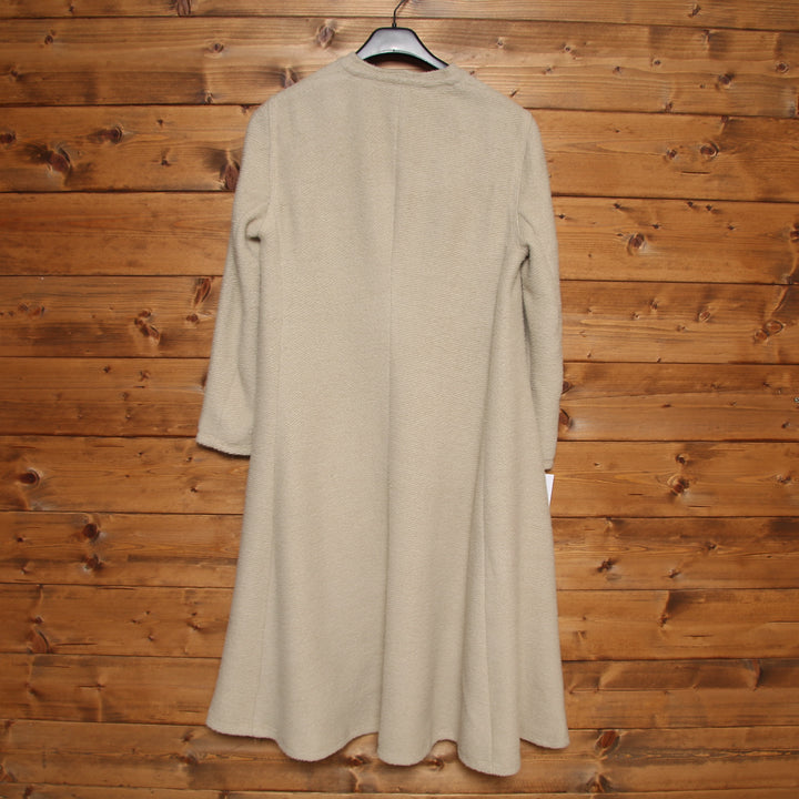 Giorgio Armani Cappotto Vintage Beige Taglia 42 Donna