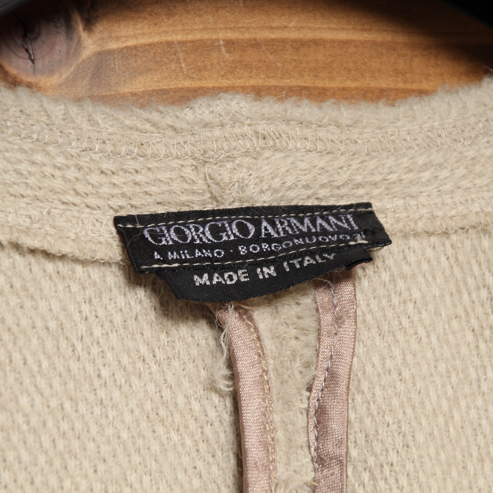 Giorgio Armani Cappotto Vintage Beige Taglia 42 Donna