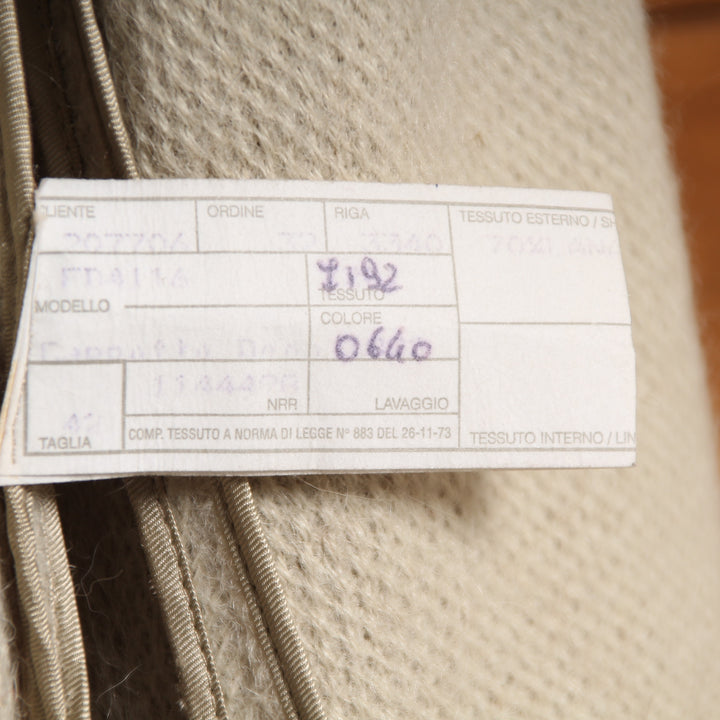 Giorgio Armani Cappotto Vintage Beige Taglia 42 Donna