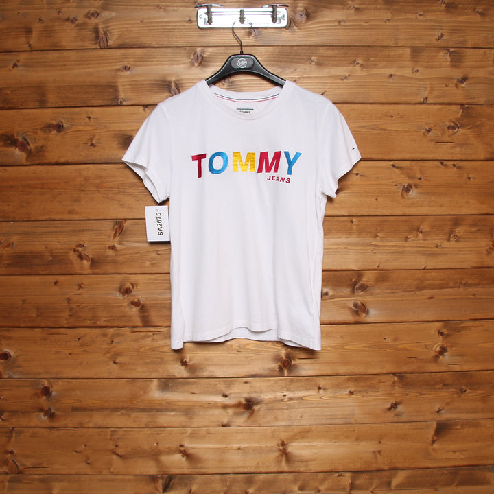 Tommy Jeans T-Shirt Bianca Taglia M Unisex