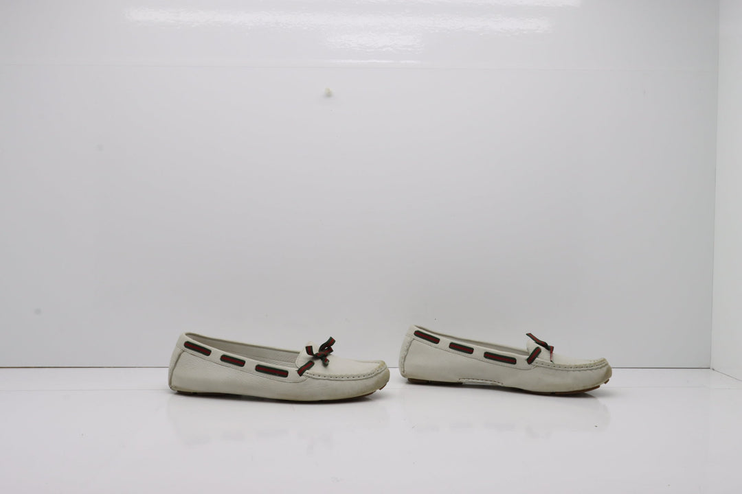 Gucci Mocassino Basso Bianco Eur 41 Uomo