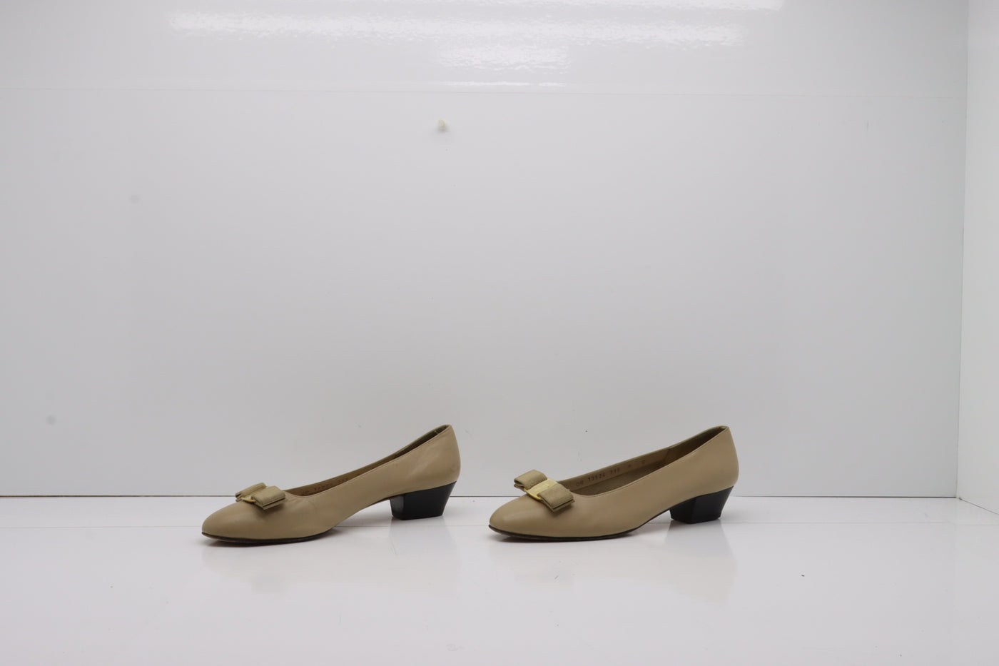 Salvatore Ferragamo Ballerine Basse Beige Eur 38 Donna