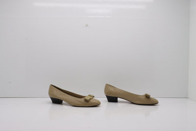 Salvatore Ferragamo Ballerine Basse Beige Eur 38 Donna
