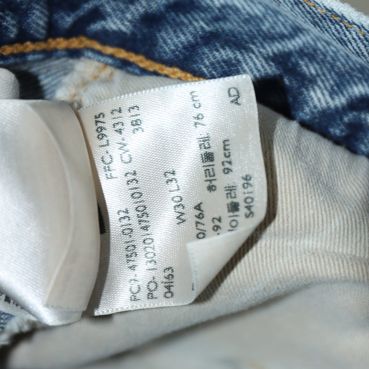 Levi's Vintage Clothing 501xx Rivets Big E Selvedge Denim W30 L32 Unisex