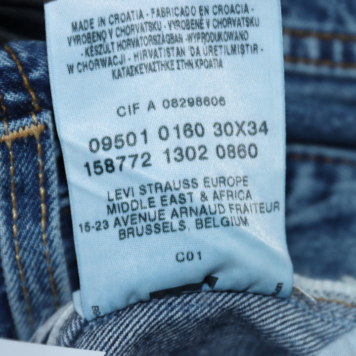 Levi's 501 Selvedge Denim W30 L34 Unisex