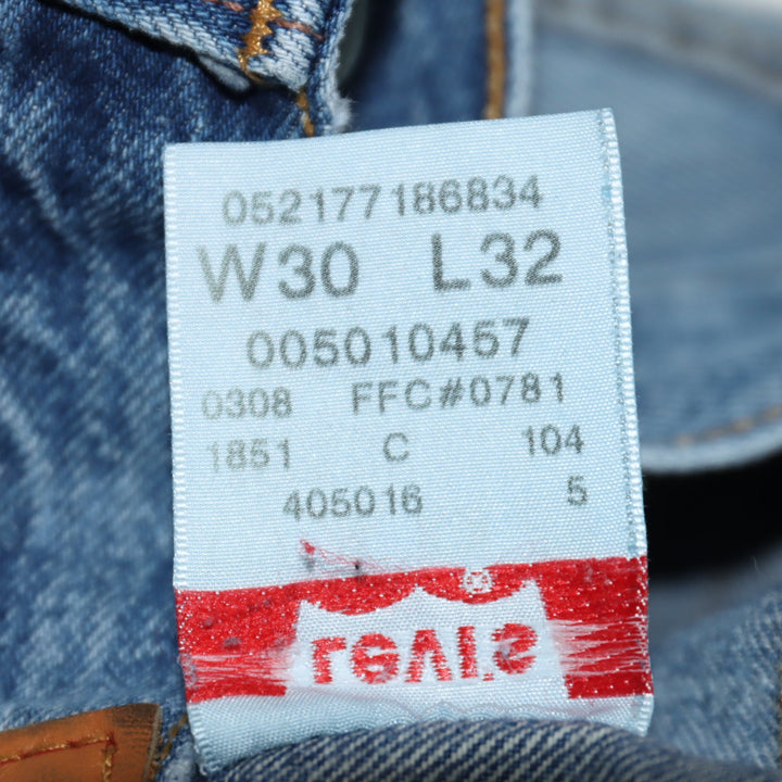 Levi's 501 Selvedge Denim W30 L32 Unisex