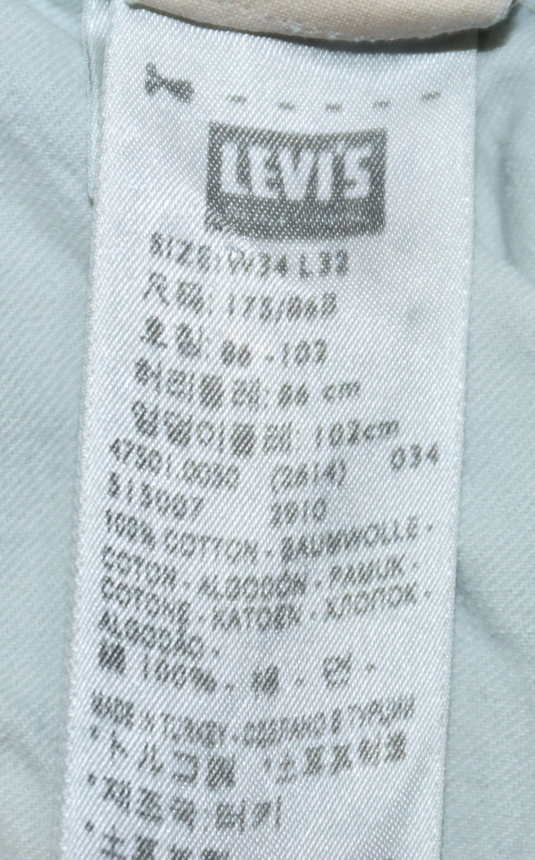 Levi's Vintage Clothing 501xx Big E Rivets Selvedge Red Line Denim W34 L32 Unisex