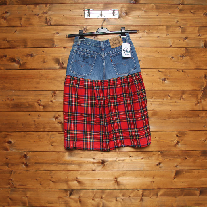 Levi's Gonna Denim e Rossa W30 Donna Deadstock w/Tags