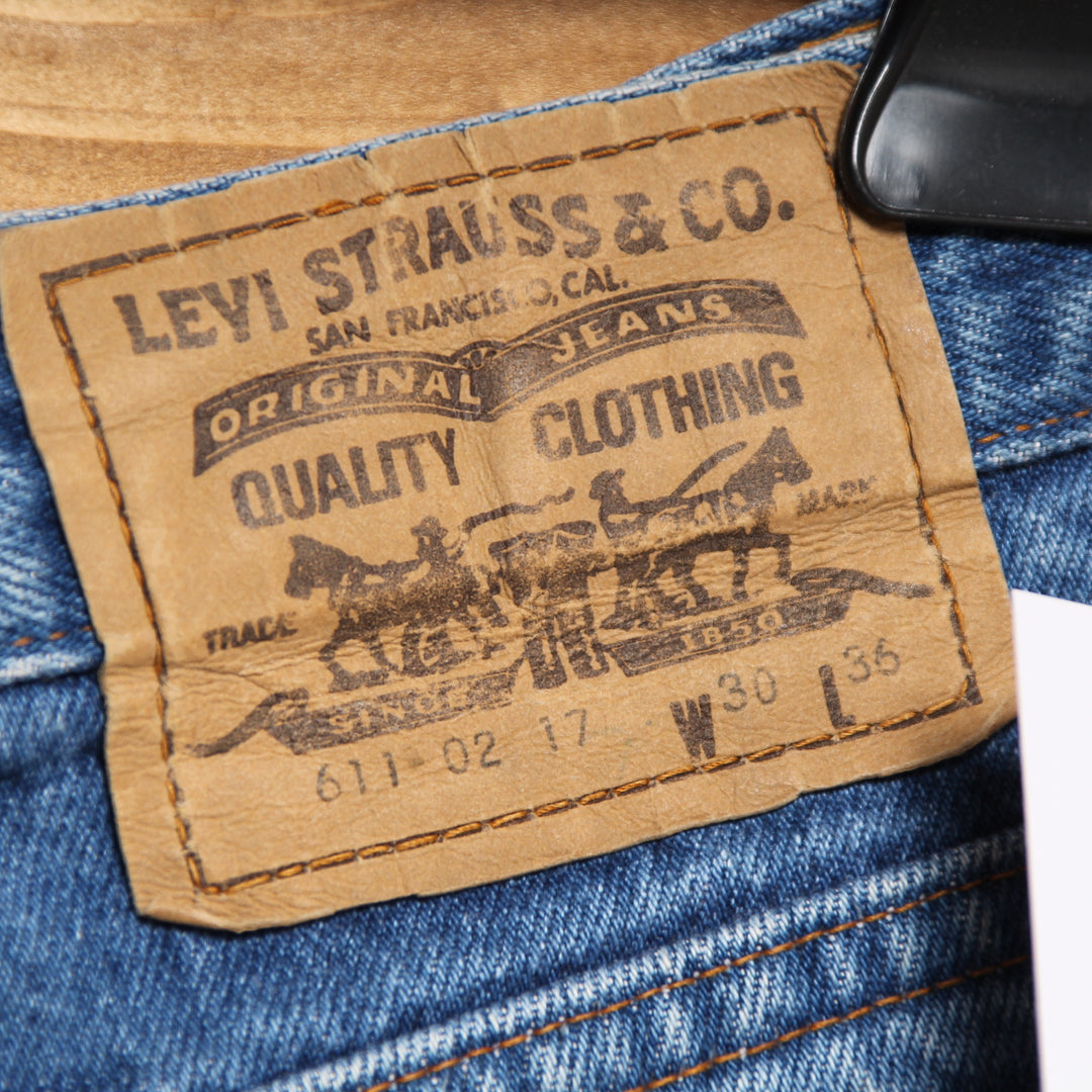Levi's Gonna Denim e Rossa W30 Donna Deadstock w/Tags