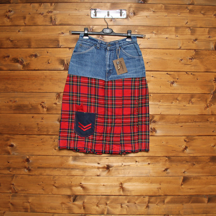 Levi's Gonna Denim e Rossa W30 Donna Deadstock w/Tags
