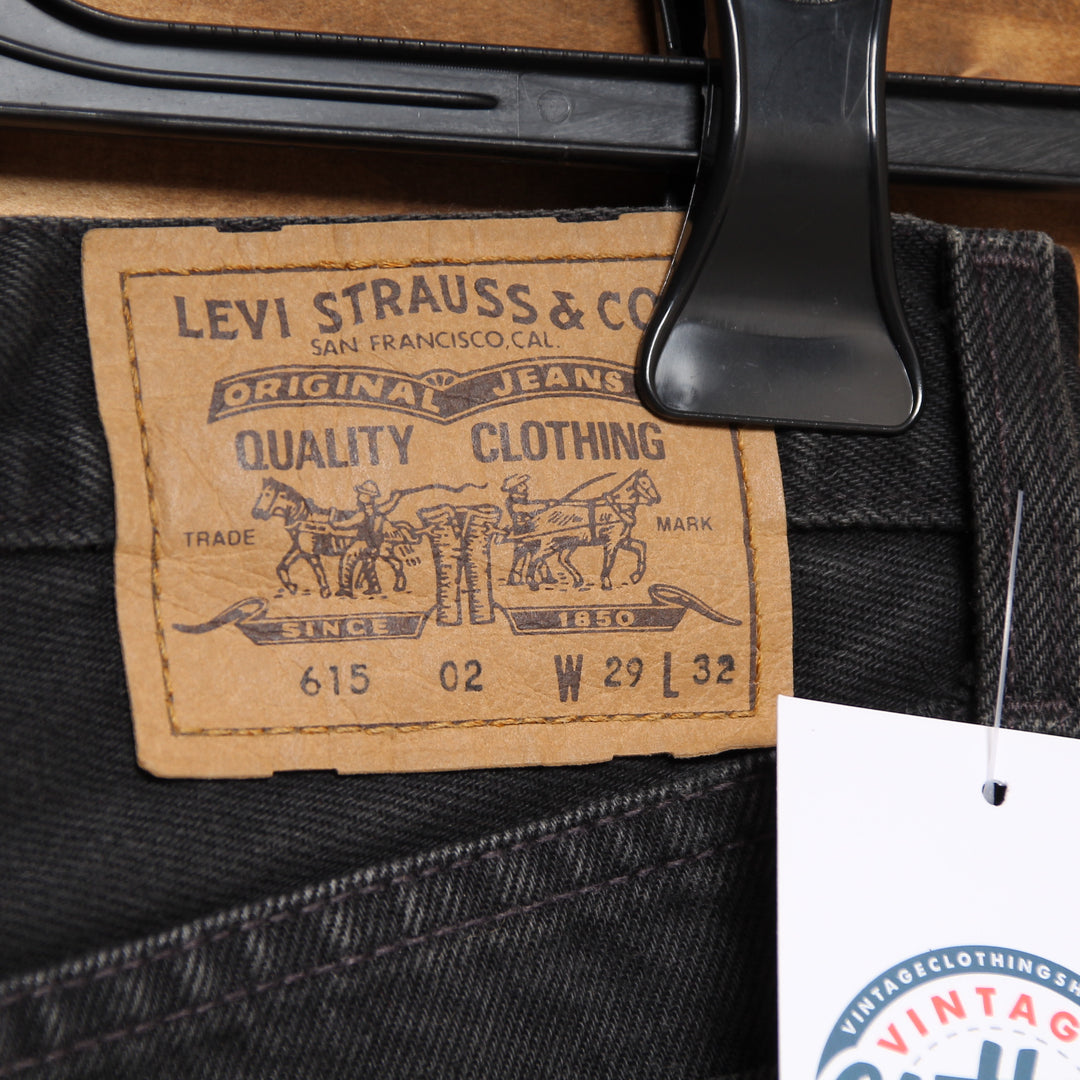Levi's Orange Tab Gonna Nero W29 Donna Deadstock w/Tags