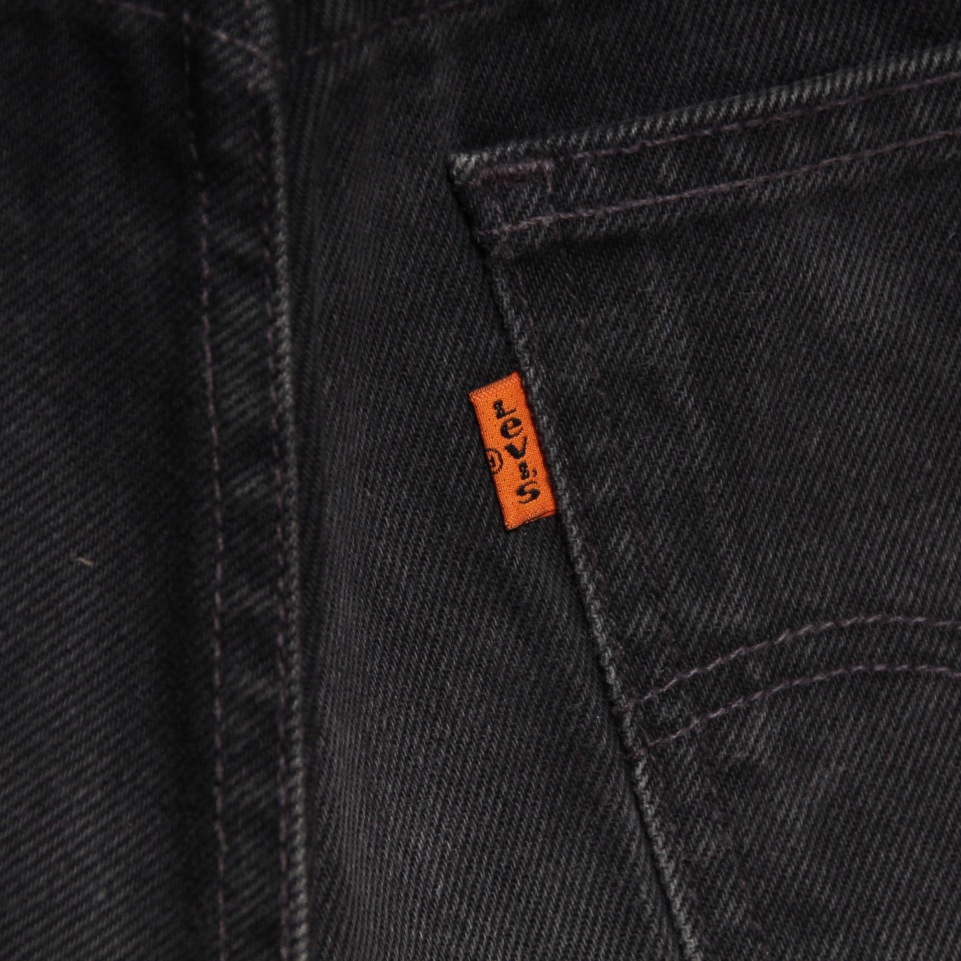 Levi's Orange Tab Gonna Nero W29 Donna Deadstock w/Tags