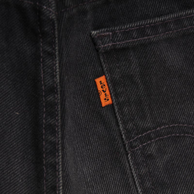 Levi's Orange Tab Gonna Nero W29 Donna Deadstock w/Tags