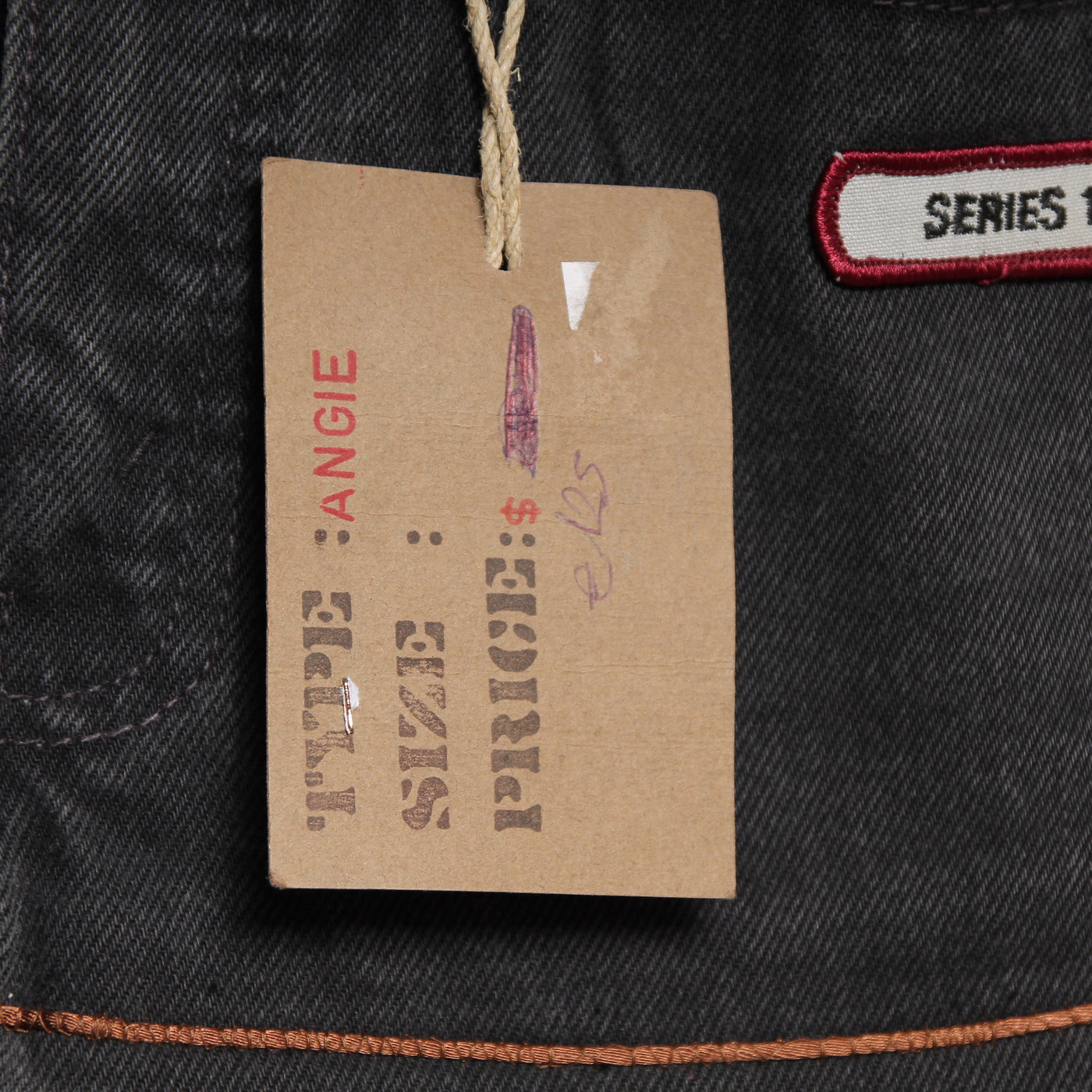 Levi's Orange Tab Gonna Nero W29 Donna Deadstock w/Tags