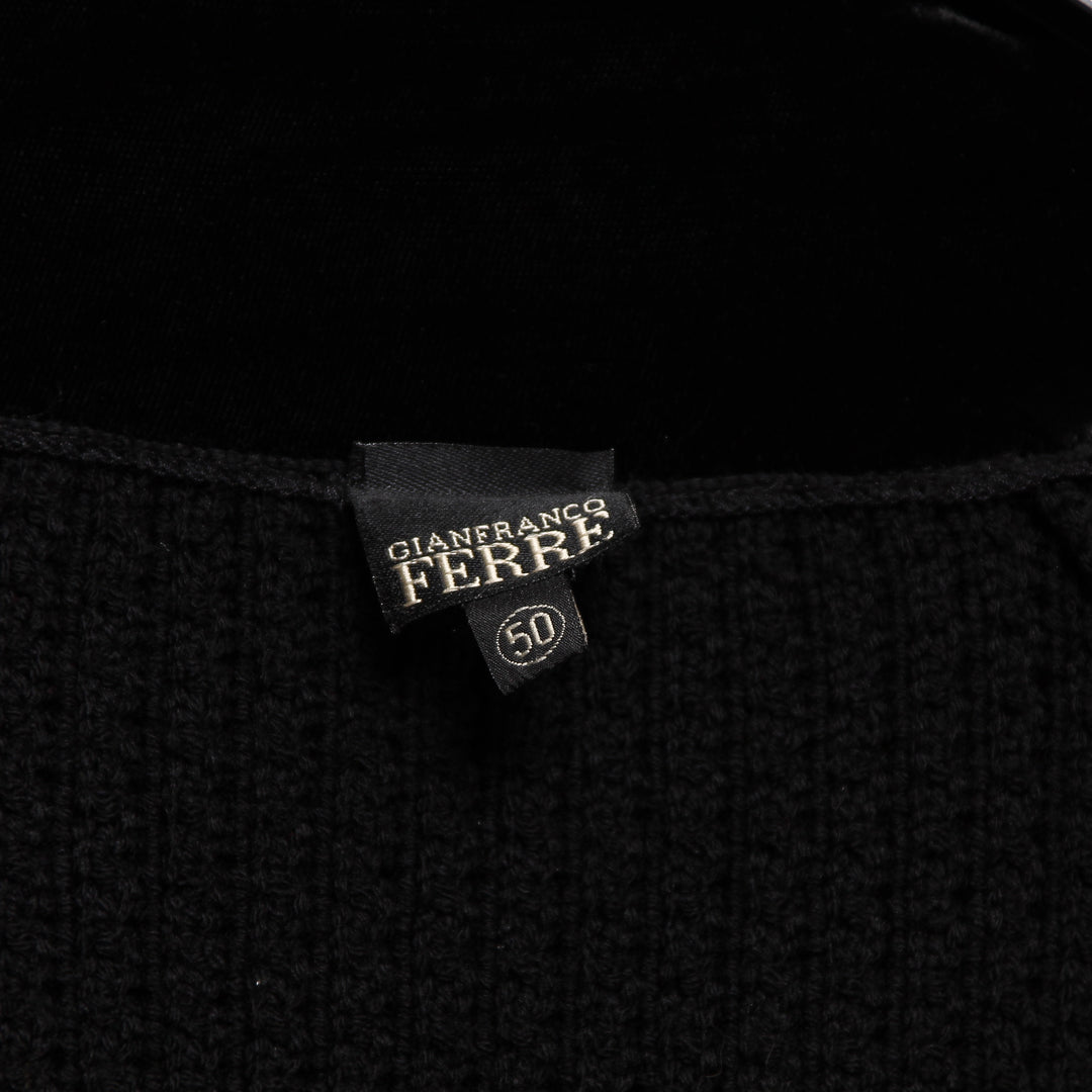 Gianfranco Ferre' Cardigan Nero Taglia 50 Donna