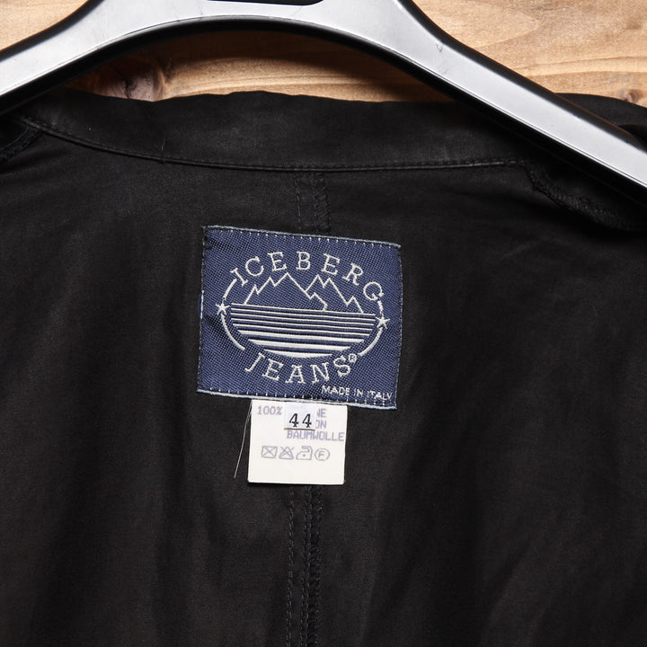 Iceberg Jeans Giacca Nera Taglia 44 Donna