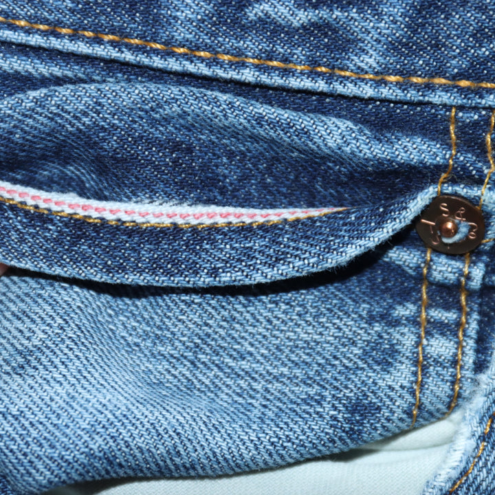 Levi's 501xx Big E Rivets Selvedge Red Line Denim W36 L34 Unisex