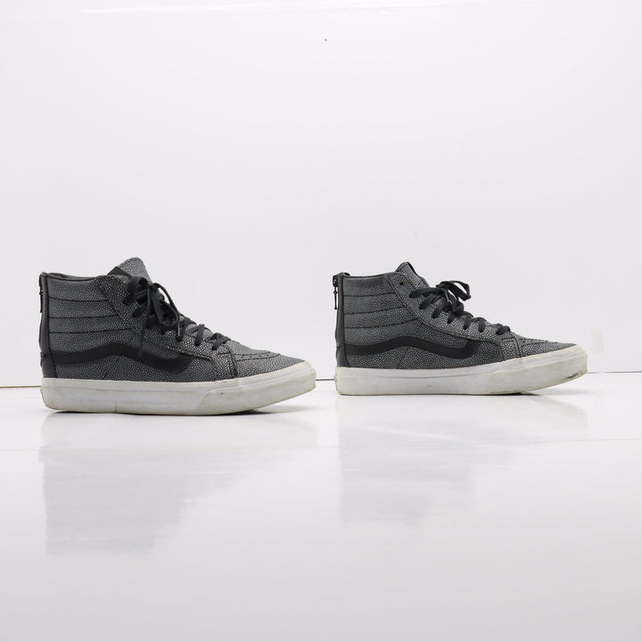 Vans Sk8-Hi Alte Argento e Nero a Fantasia Eur 37 Unisex