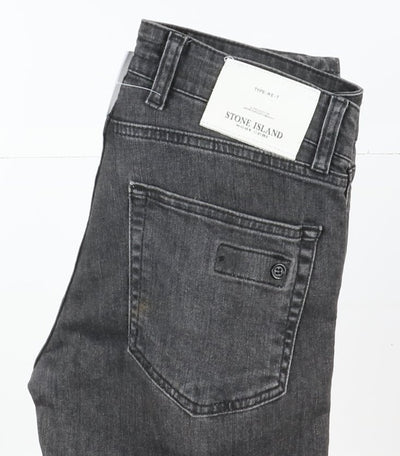 Stone Island Jeans W32 L34 Grigio Donna Vita Bassa
