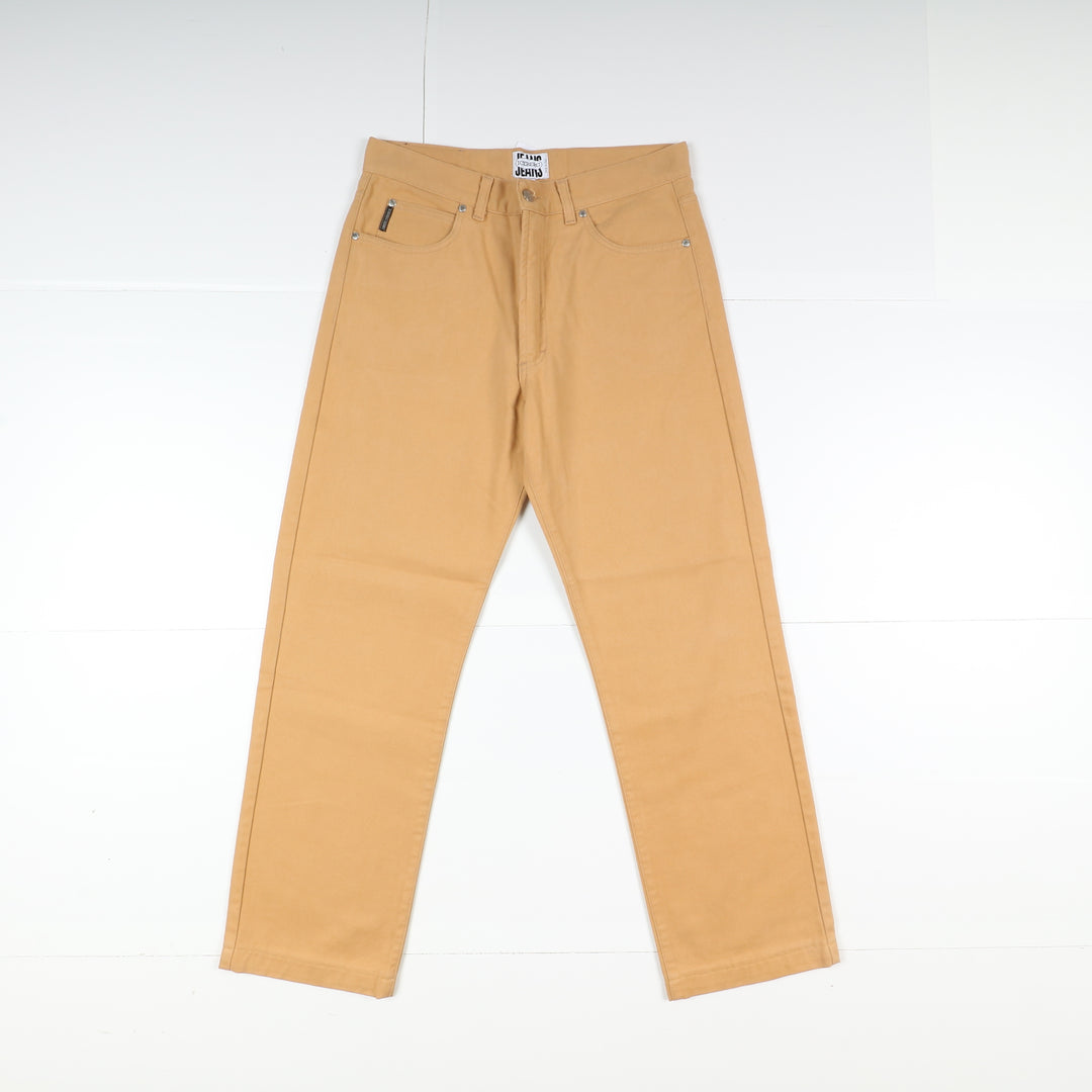 Iceberg Jeans Vintage W34 Beige Uomo Vita Alta