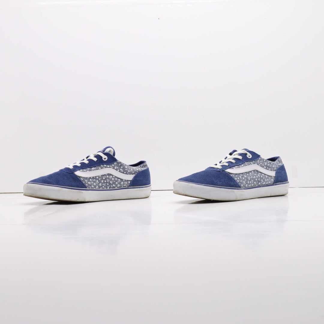 Vans Old Skool Basse Blu Navy a Fiori Eur 38.5 Donna