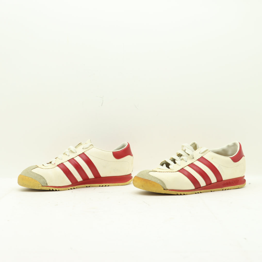 Adidas Vienna Basse Bianche e Rosse Eur 36 2/3 Donna