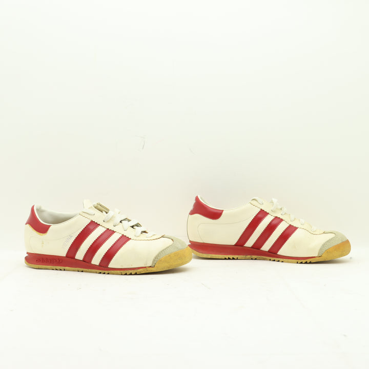 Adidas Vienna Basse Bianche e Rosse Eur 36 2/3 Donna