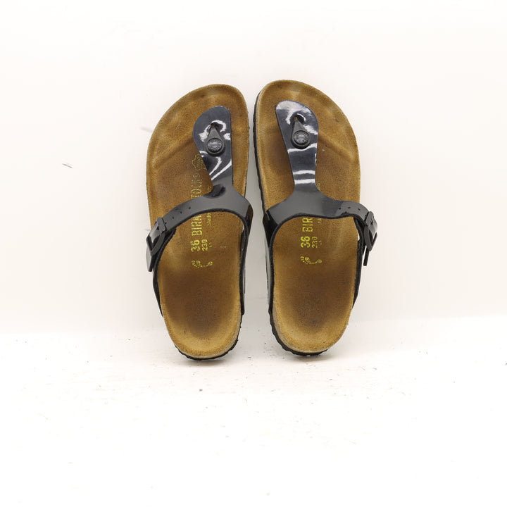 Birkenstock Gizeh Birko Flor Infradito Nere EU 36 Donna