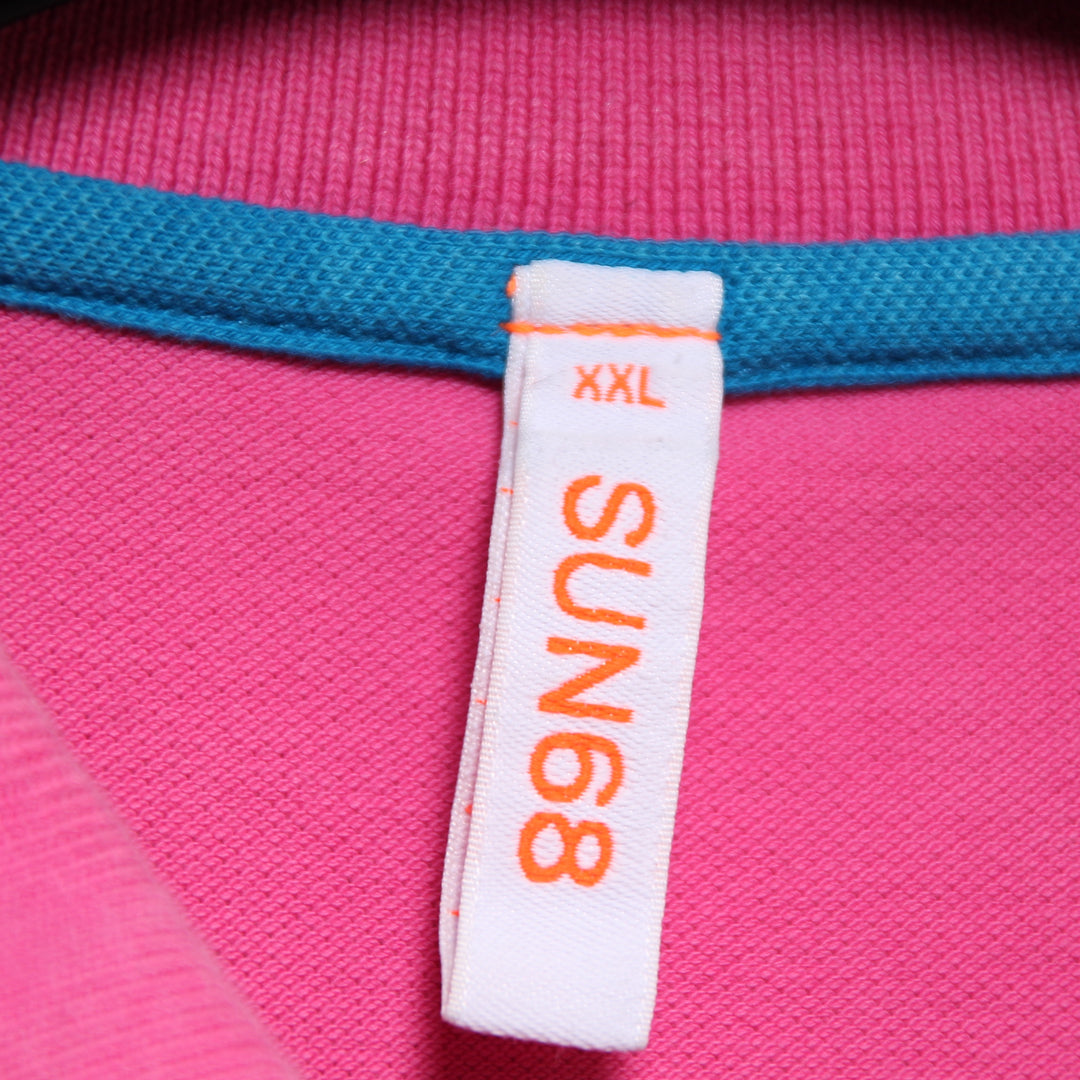 Sun68 Polo Rosa Taglia XXL Uomo