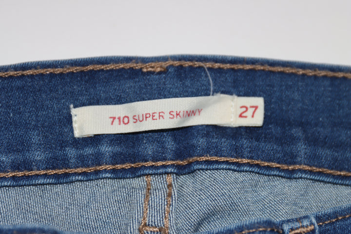 Levi's 710 Super Skinny Jeans Denim W27 Donna
