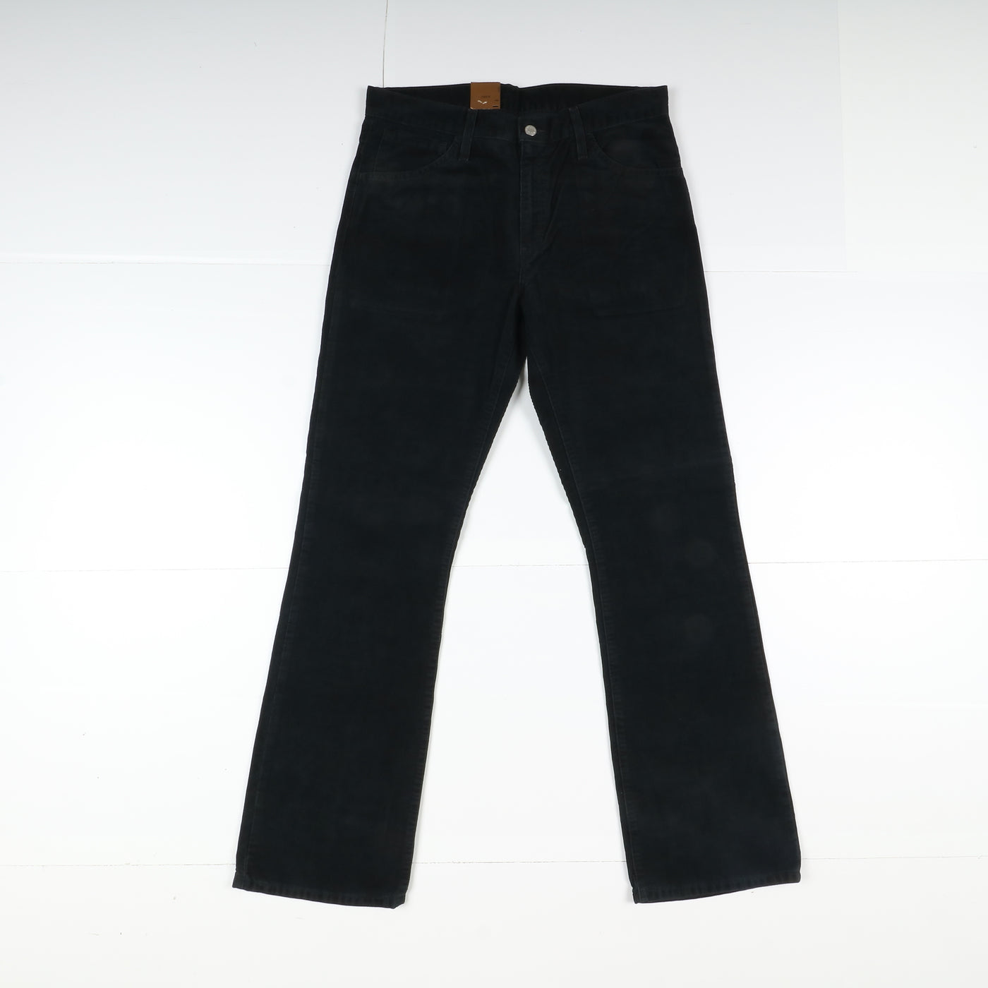 Levi's 507 Bootcut Jeans in Velluto W33 L34 Nero Unisex Vita Alta Dead Stock W/Tags