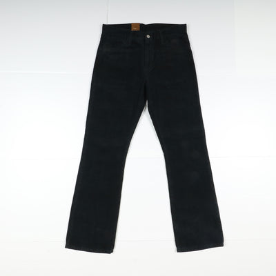 Levi's 507 Bootcut Jeans in Velluto W33 L34 Nero Unisex Vita Alta Dead Stock W/Tags