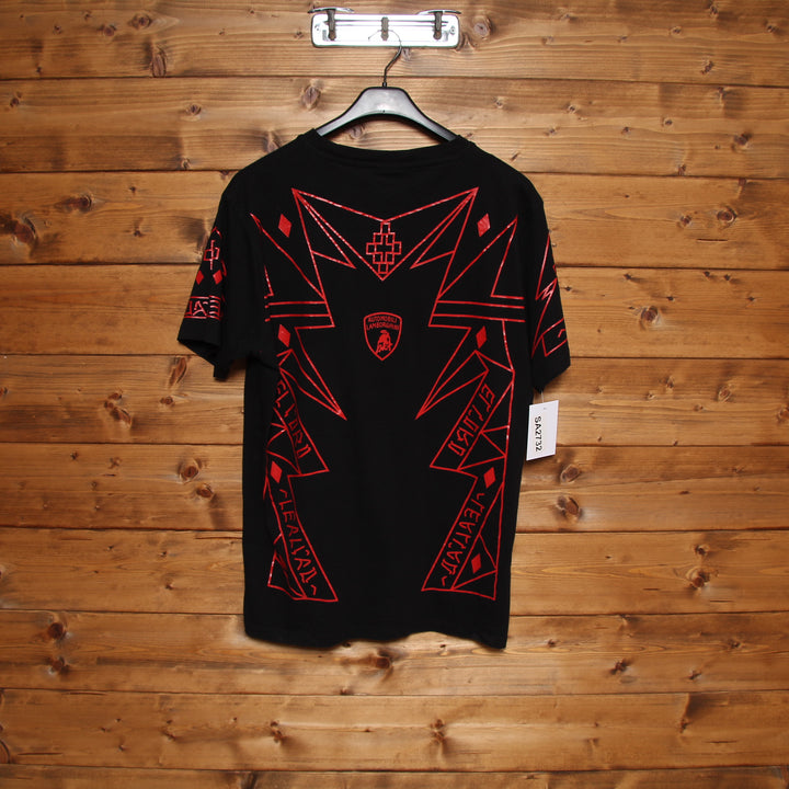 Marcelo Burlon Lamborghini T-Shirt Nera Taglia XL Uomo