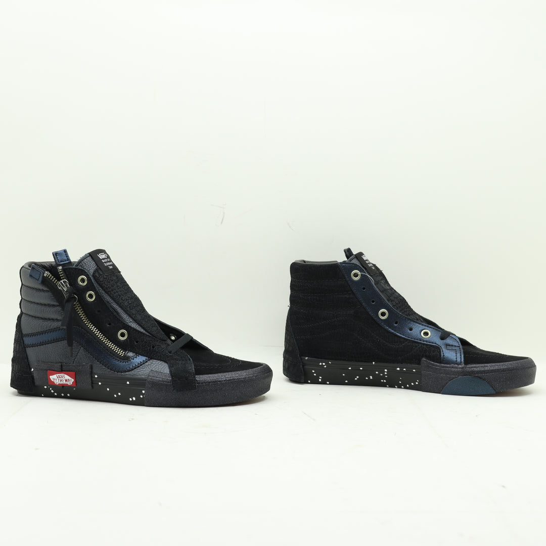 Vans Sk8-Hi Reissue Ca Alte Nere con Glitter Eur 39 Unisex w/Tags