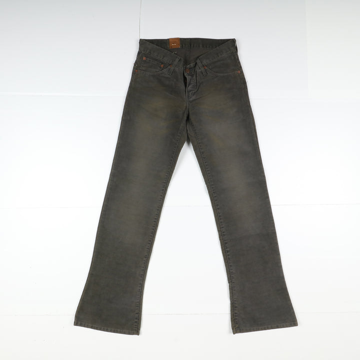Levi's 518 Shoecut Low Rise Bootcut Jeans in Velluto W30 L34 Grigio Unisex Vita Bassa Dead Stock W/Tags