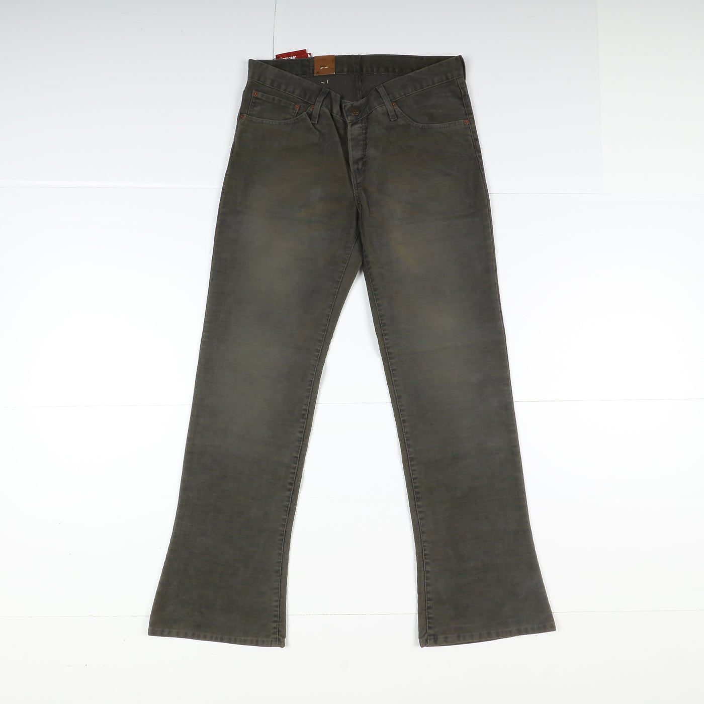 Levi's 518 Shoecut Low Rise Bootcut Jeans W34 L34 Verde Unisex Vita Bassa Dead Stock W/Tags