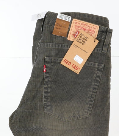 Levi's 518 Shoecut Low Rise Bootcut Jeans W34 L34 Verde Unisex Vita Bassa Dead Stock W/Tags